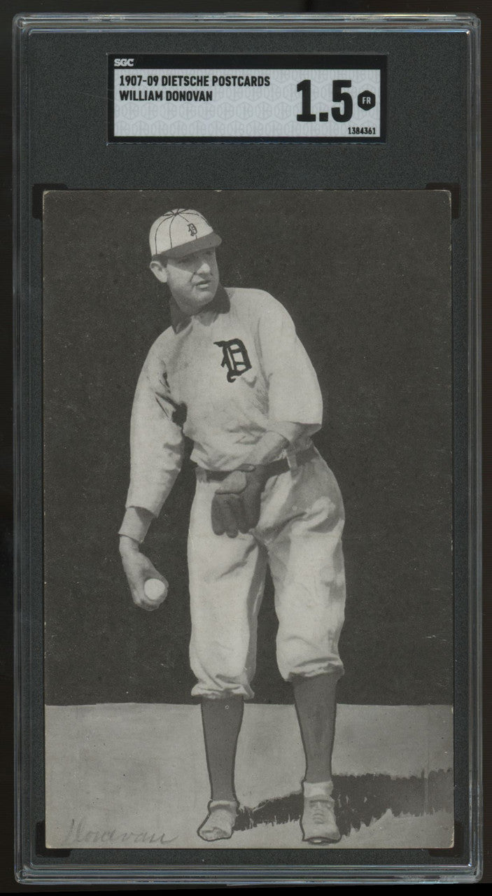 1907-09 Dietsche Postcards William Donovan SGC 1.5