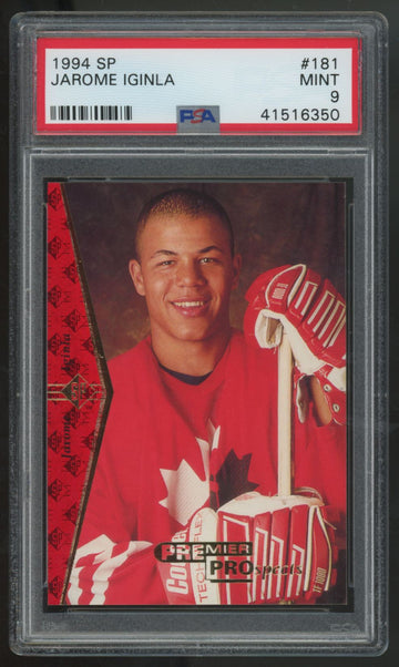 1994-95 Upper Deck SP Jarome Iginla RC #181 PSA 9