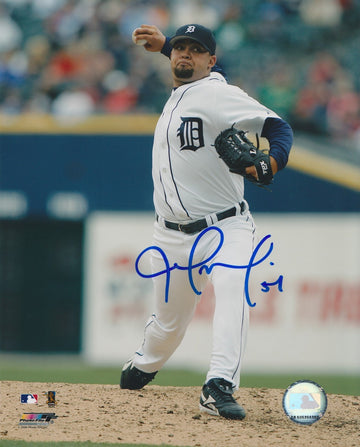 Joel Zumaya Detroit Tigers MLB 8x10 Autographed Photograph - Wind Up