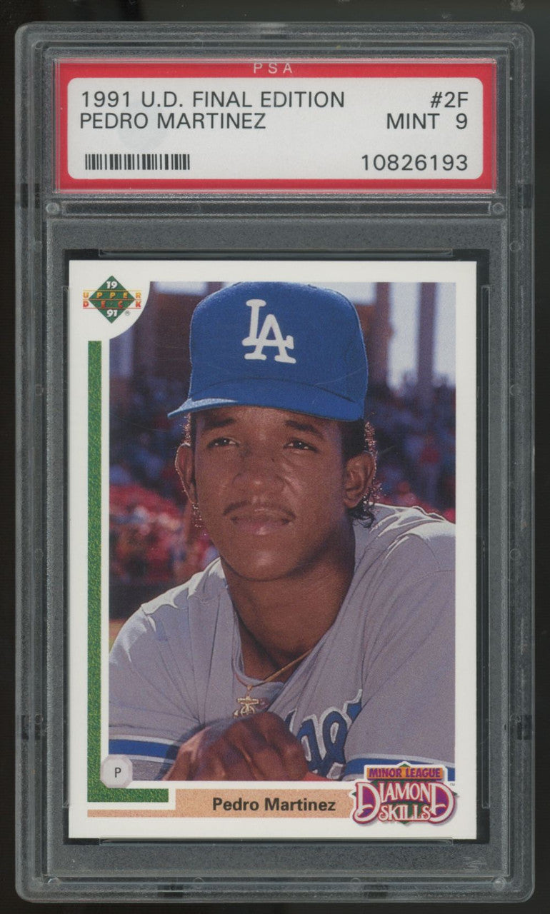 1991 UD Final Edition Pedro Martinez RC #2F PSA 9