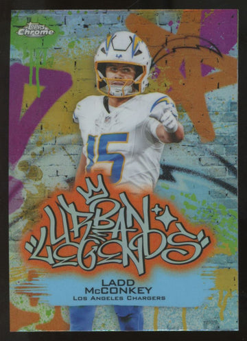 2025 Topps Chrome Ladd McConkey Urban Legends SSP #UL-7