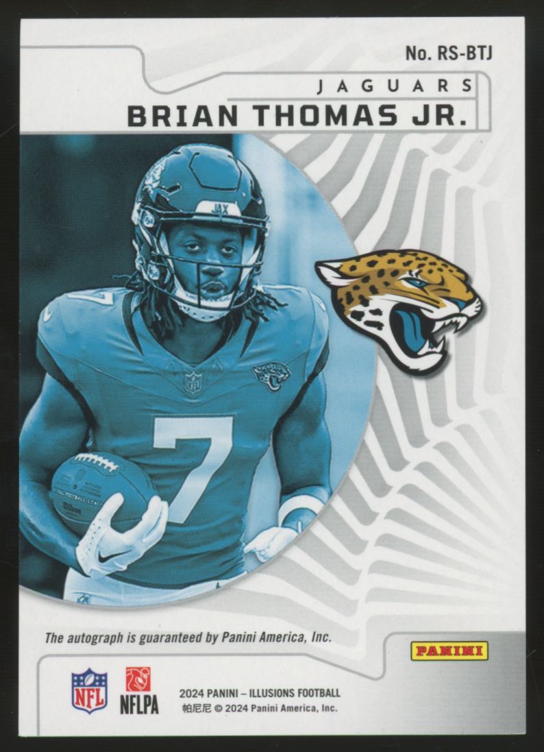 2024 Panini Illusions Brian Thomas Jr. RC Signs Auto /199 #RS-BTJ