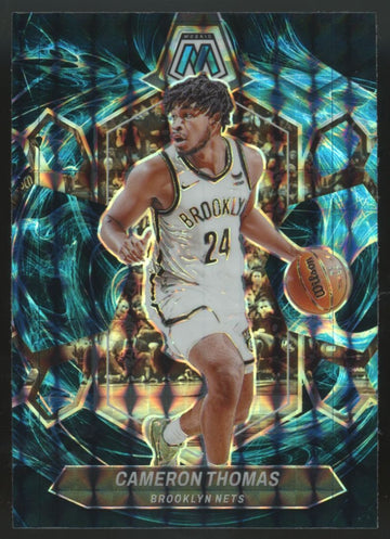 2023-24 Panini Mosaic Cameron Thomas Genesis Prizm SSP #117