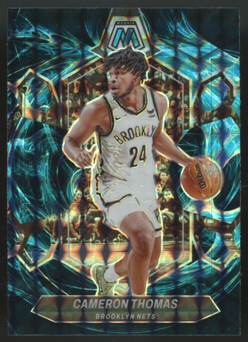 2023-24 Panini Mosaic Cameron Thomas Genesis Prizm SSP #117
