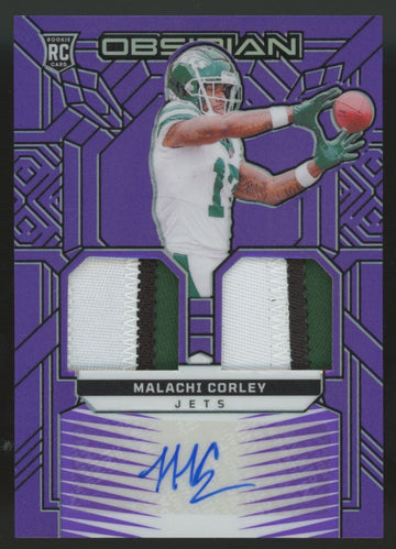 2024 Obisidan Malachi Corley RC Materials Ink Patch Auto RPA Purple /49 #RMI-MCY