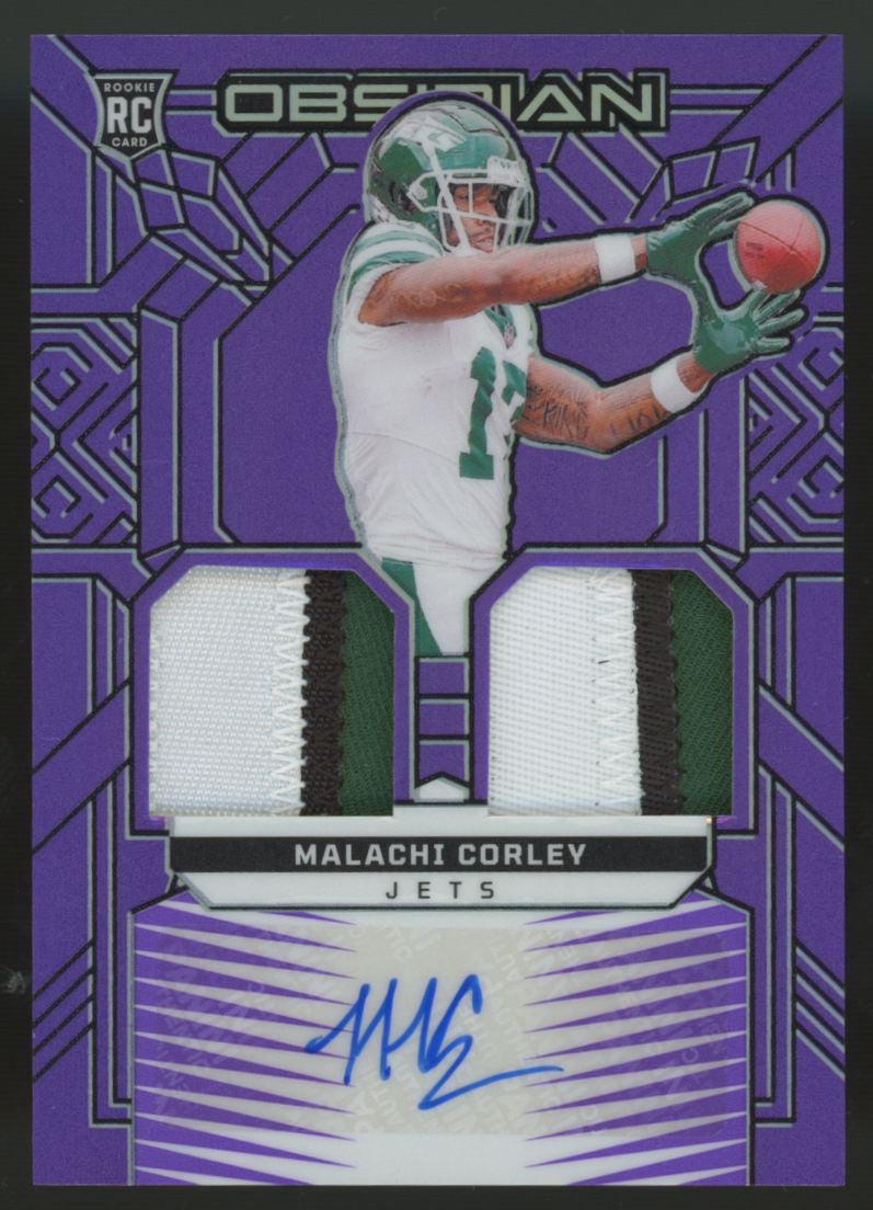2024 Obisidan Malachi Corley RC Materials Ink Patch Auto RPA Purple /49 #RMI-MCY