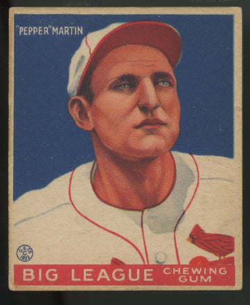 1933 Goudey Pepper Martin #62 EX