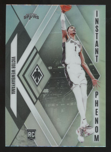 2023-24 Panini Phoenix Victor Wembanyama RC Silver Instant Phenom #13