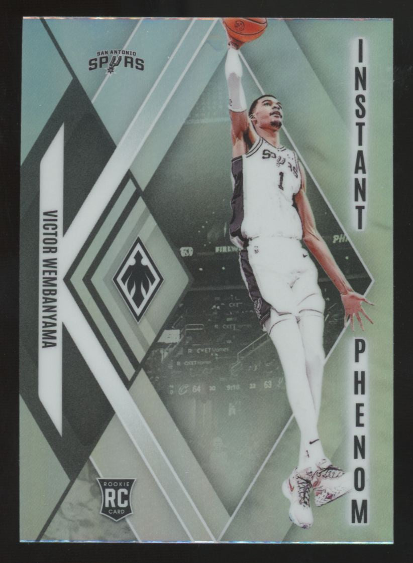2023-24 Panini Phoenix Victor Wembanyama RC Silver Instant Phenom #13
