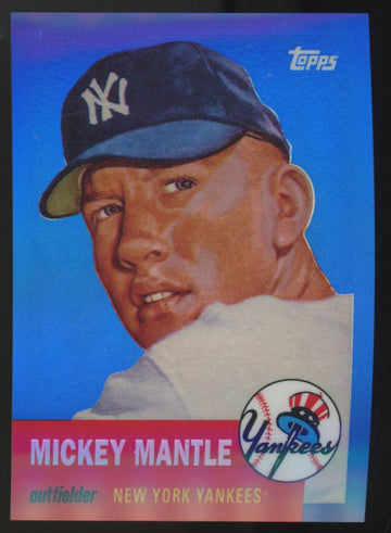 2008 Topps Mickey Mantle Reprint Blue Refractor #MMR-53 "G"