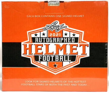2021 Leaf Autographed Full Size Football Helmet Sealed Box