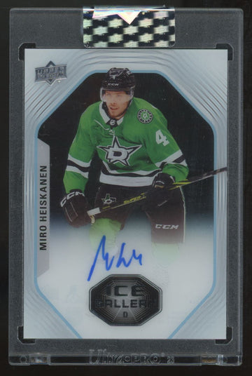 2024-25 Upper Deck Clear Cut Miro Heiskanen Ice Gallery Auto #IGA-MH "A"
