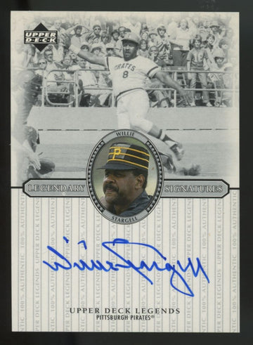 2000 Upper Deck Legends Willie Stargell Legendary Signatures Auto #S-WS