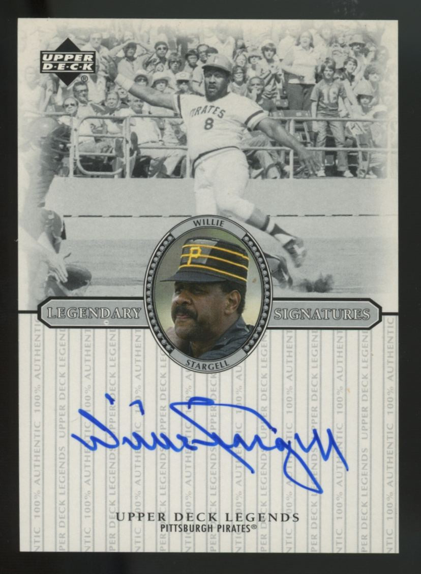 2000 Upper Deck Legends Willie Stargell Legendary Signatures Auto #S-WS