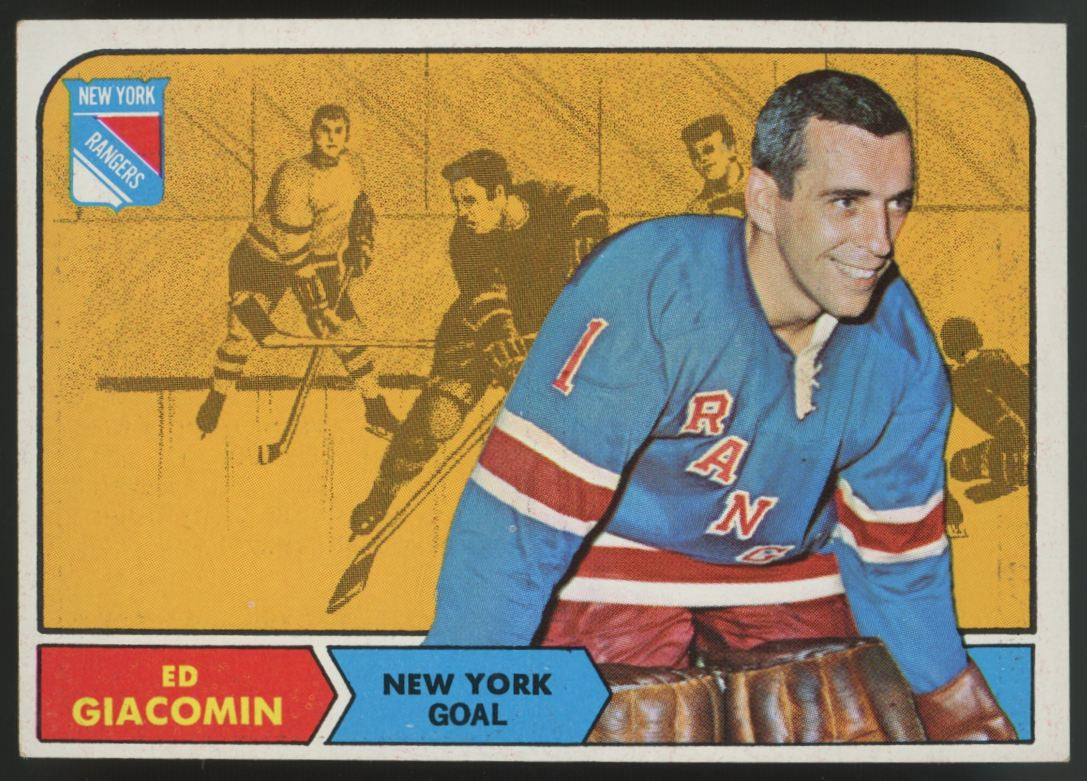 1968-69 Topps Ed Giacomin #67 EX