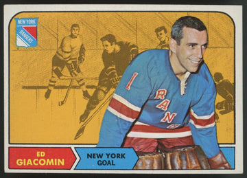 1968-69 Topps Ed Giacomin #67 EX