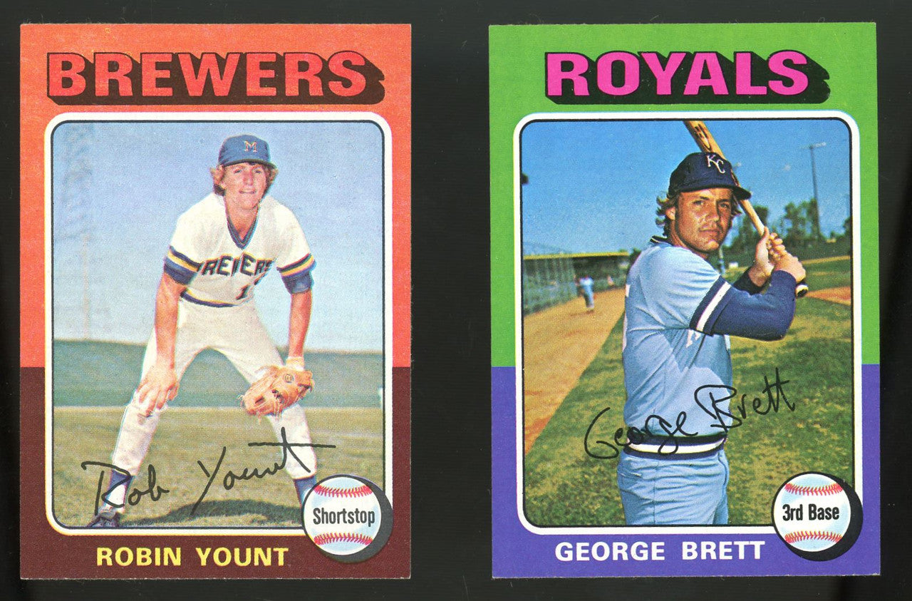 1975 Topps Mini Baseball Complete Set (660) EX-MT Overall Brett Yount