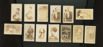 1948 Topps Magic Wrestling Champions Lot of 13 Low Grade