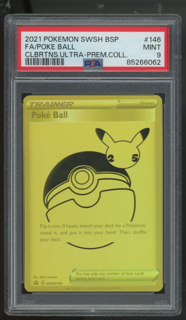 2021 Pokemon Poke Ball Premium Collection Full Art Promo #146 PSA 9