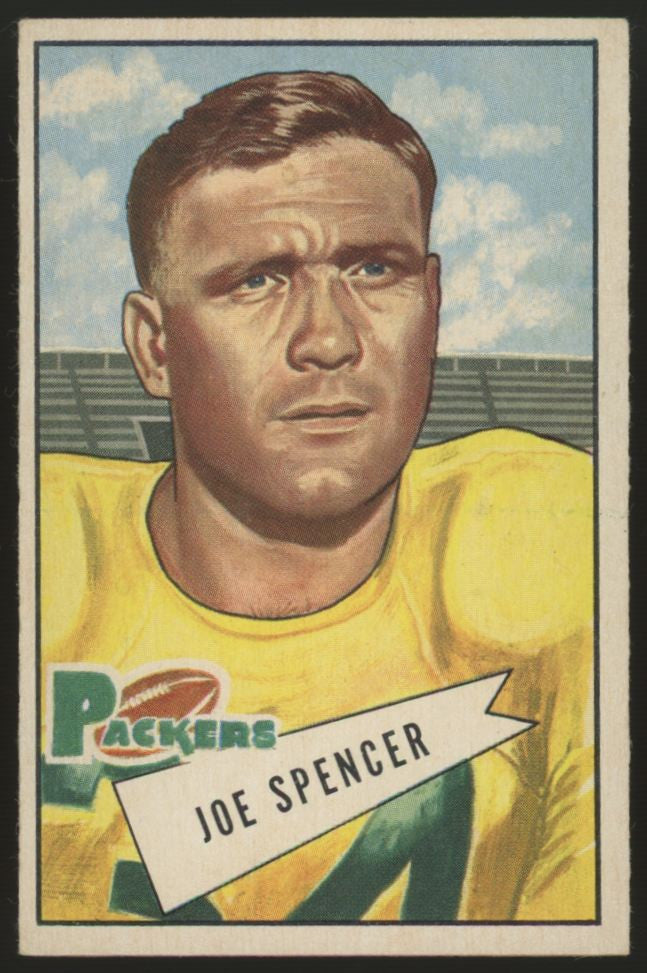 1952 Bowman Small Joe Spencer #9 VG/EX-EX