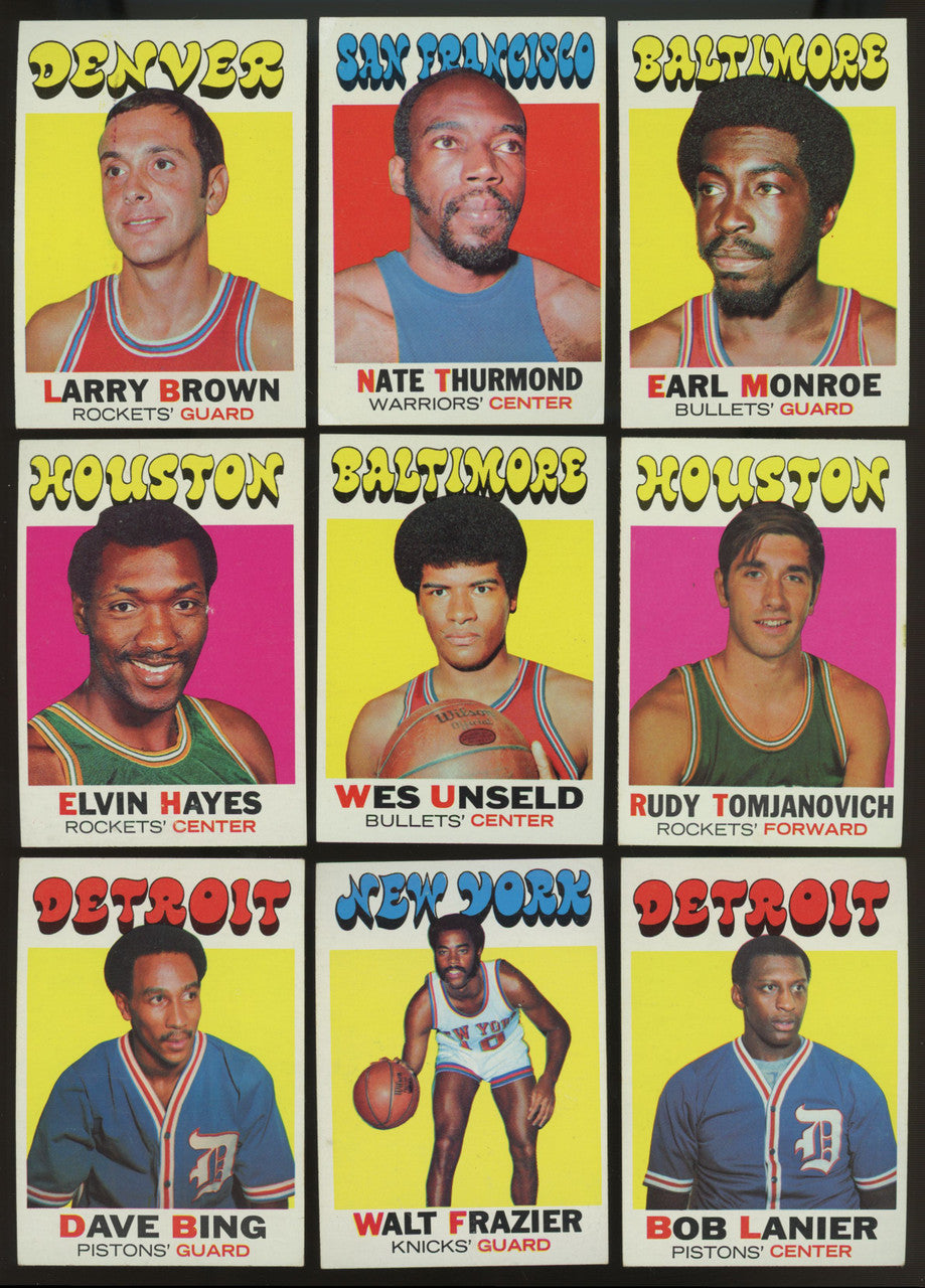 1971-72 Topps Basketball Complete Set (233) EX/MT-NM Barry RC