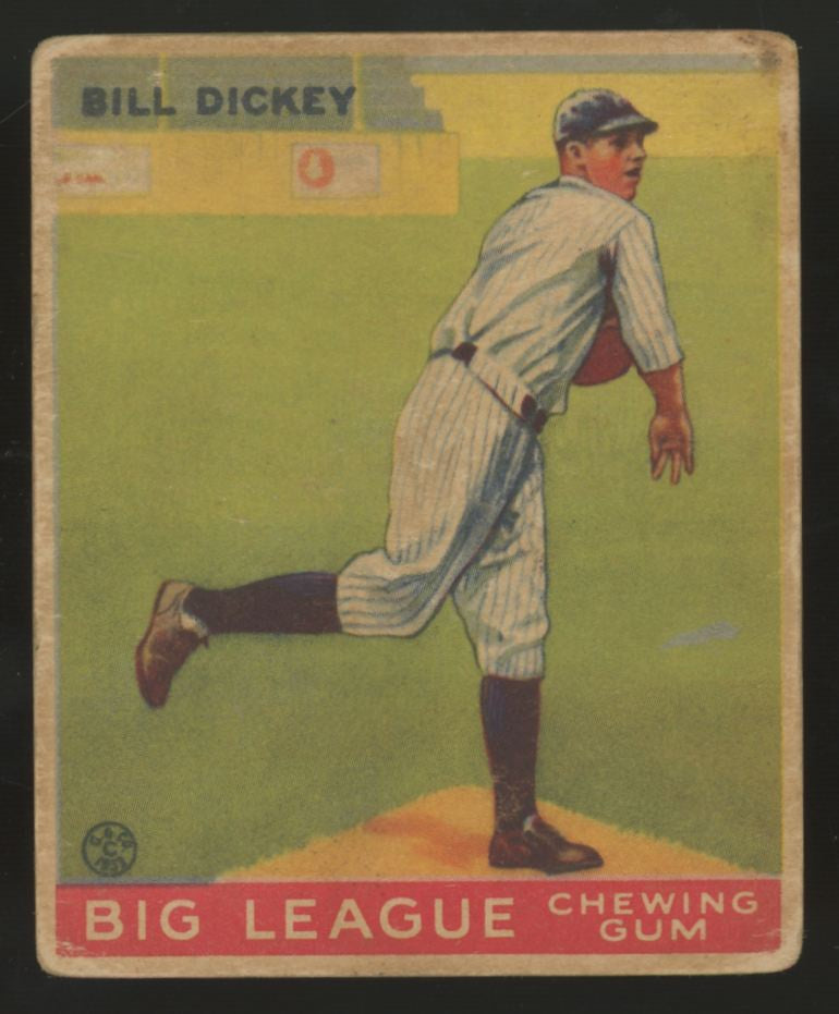 1933 Goudey Bill Dickey #19 VG
