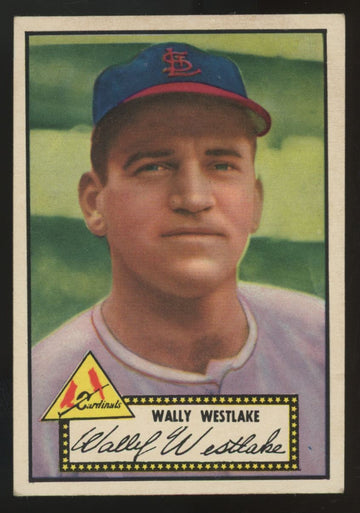 1952 Topps Wally Westlake Black Back #38 EX