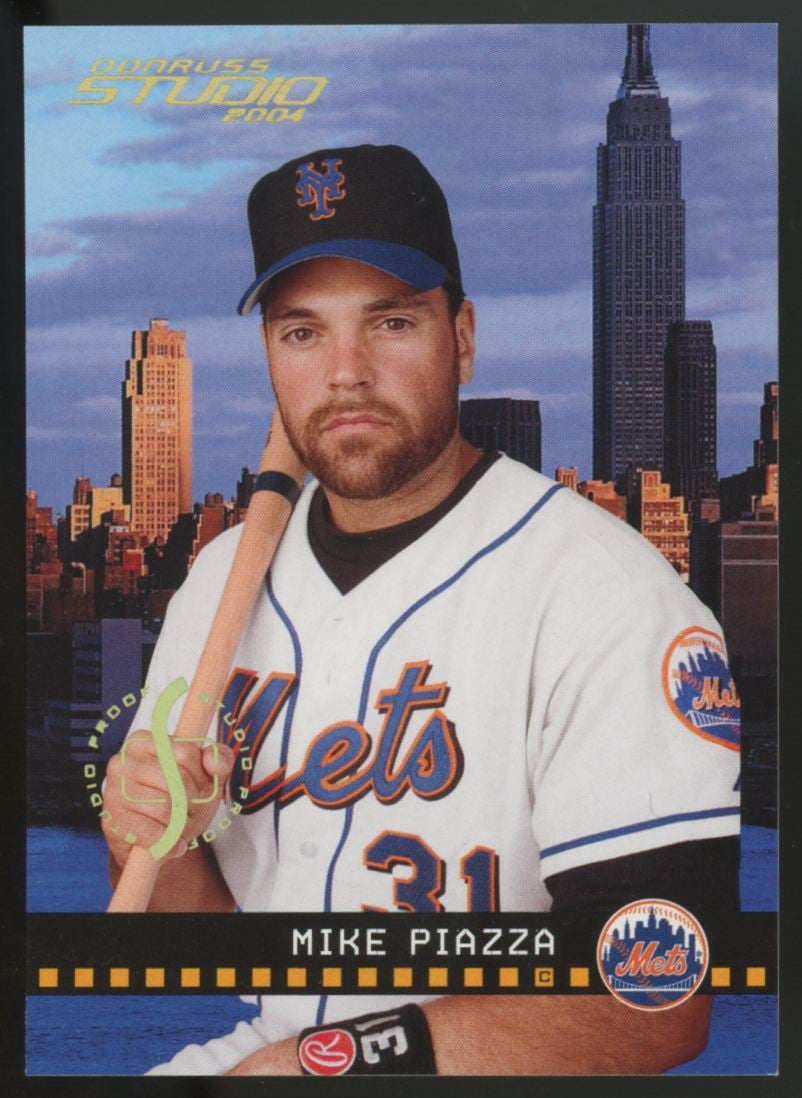 2004 Donruss Studio Mike Piazza Gold Proof /50 #127