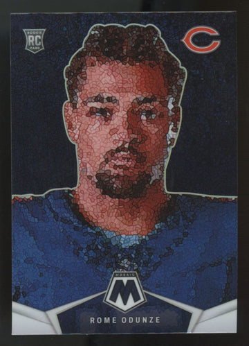 2024 Panini Mosaic Rome Odunze RC Micro Mosaic SSP #MM-ROE
