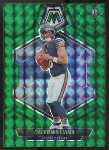 2024 Panini Mosaic Caleb Williams RC Green Prizm #301
