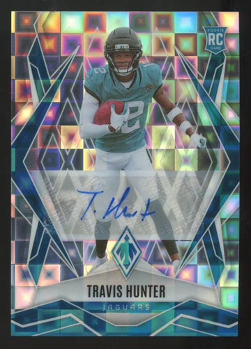 2025 Panini Phoenix Travis Hunter RC Silver Pandora Auto #157