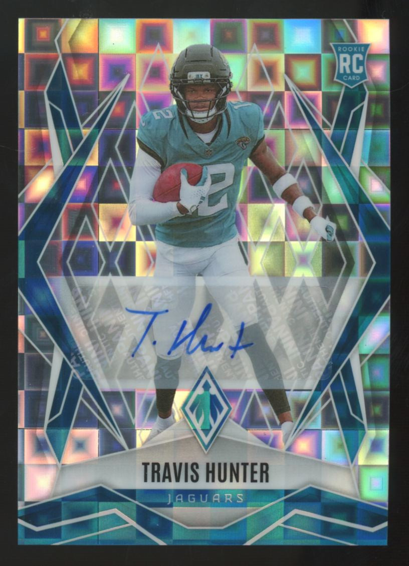 2025 Panini Phoenix Travis Hunter RC Silver Pandora Auto #157