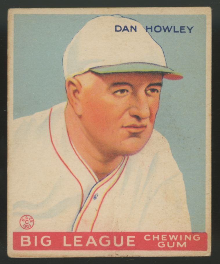 1933 Goudey Dan Howley #175 EX