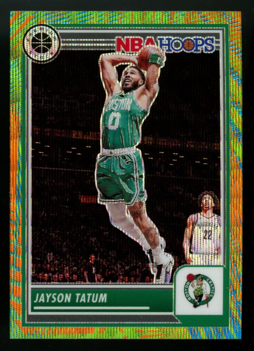 2023-24 Panini Premium Stock Jayson Tatum Multi Wave Prizm #265