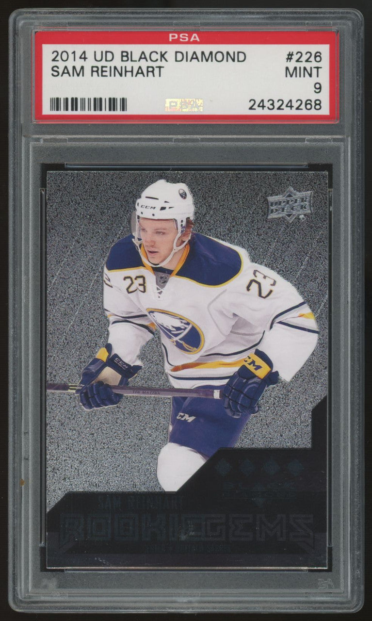 2014-15 Upper Deck Black Diamond Sam Reinhart RC Rookie Gems #226 PSA 9