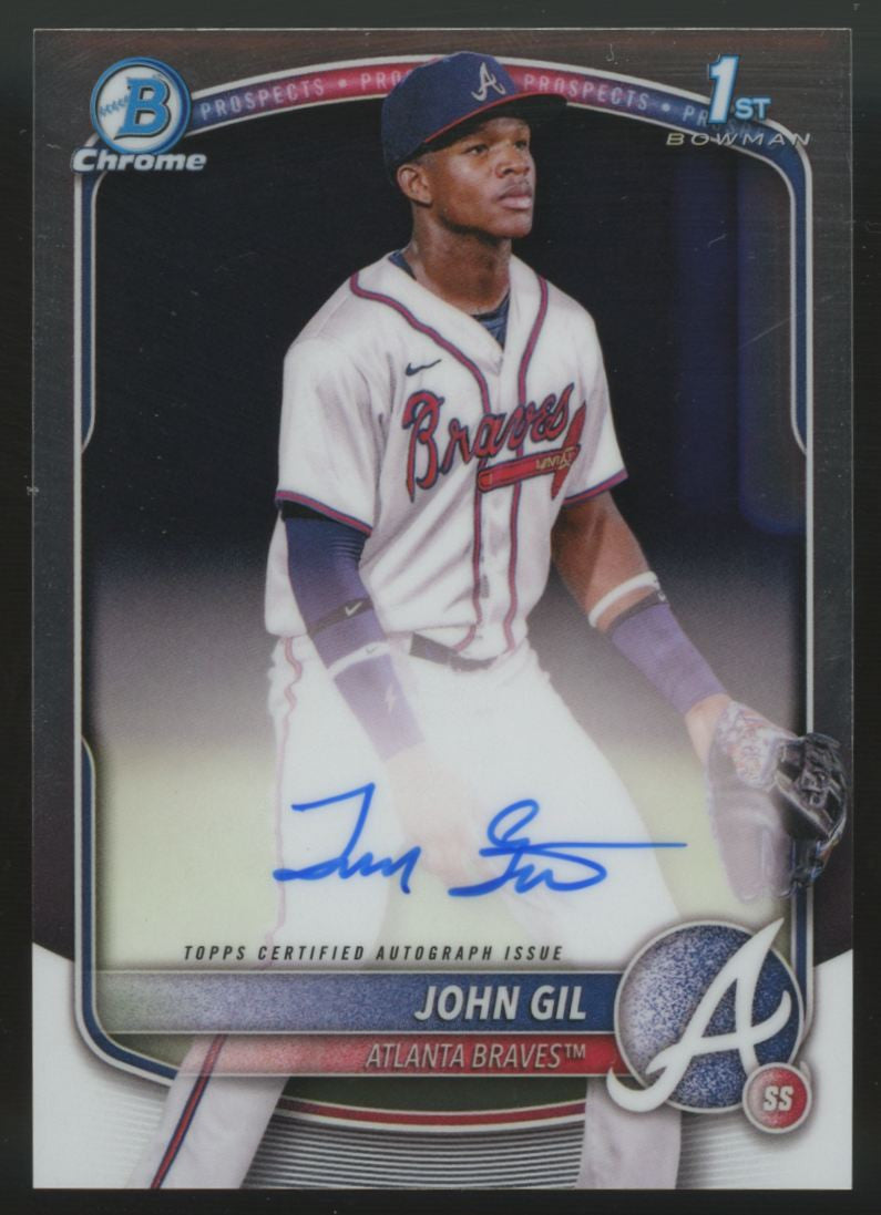 2025 Bowman Chrome John Gil 1st Auto #CPA-JG