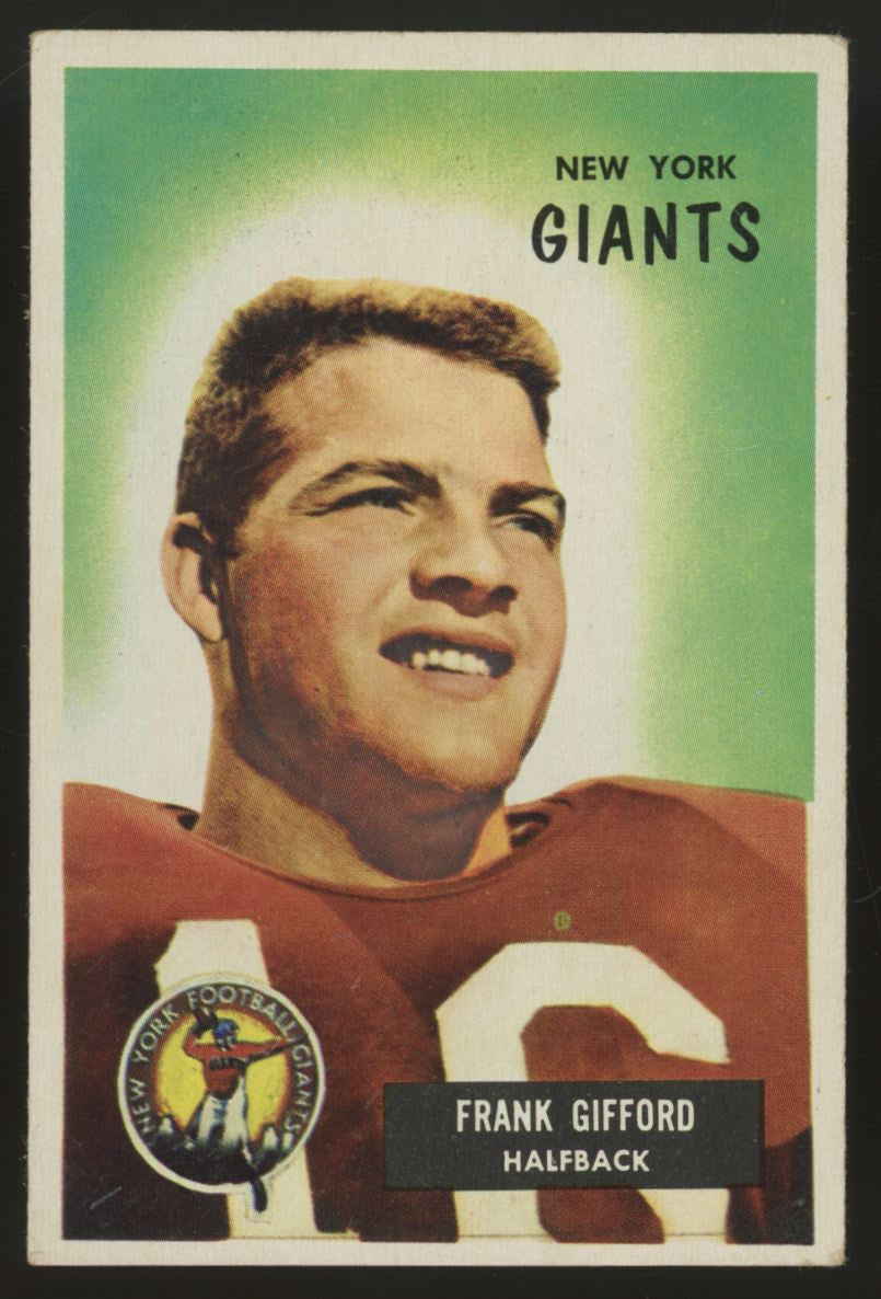 1955 Bowman Frank Gifford #7 VG/EX