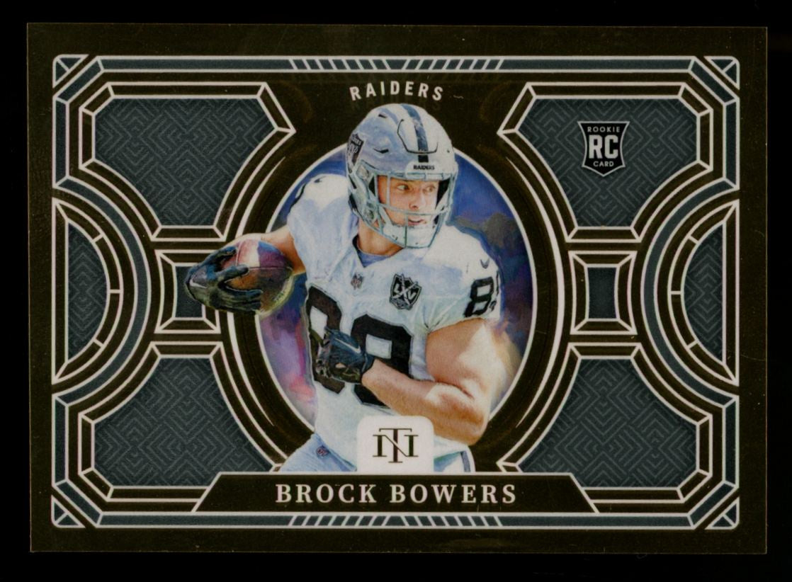2024 National Treasures Brock Bowers RC 1G 24k Gold Treasure Hunt /10 #12