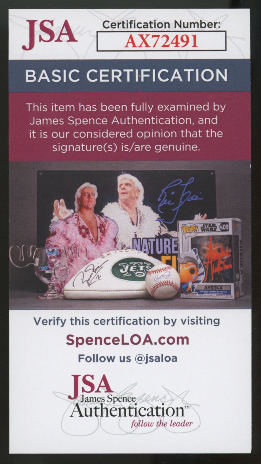 1980 Duke Snider Signed Autographed HOF Plaque Post Card JSA Authentic