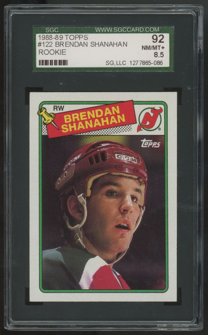 1988-89 Topps Brendan Shanahan RC #122 SGC 8.5