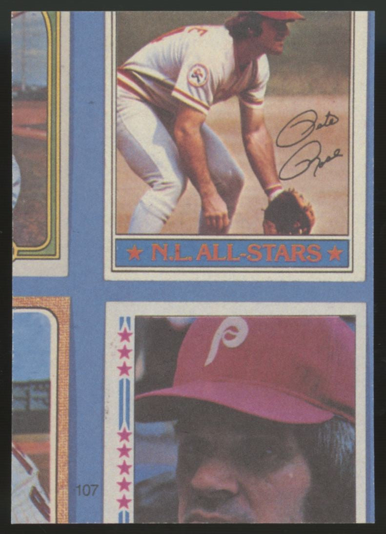 1985 Topps Renata Galasso Pete Rose Auto #107 "C"