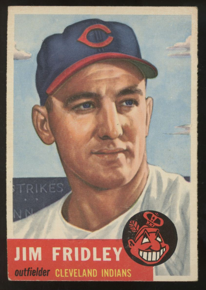 1953 Topps Jim Fridley #187 EX "A"