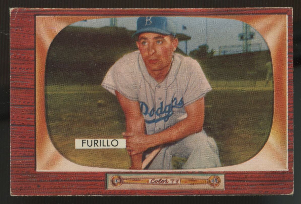 1955 Bowman Carl Furillo #169 VG-EX