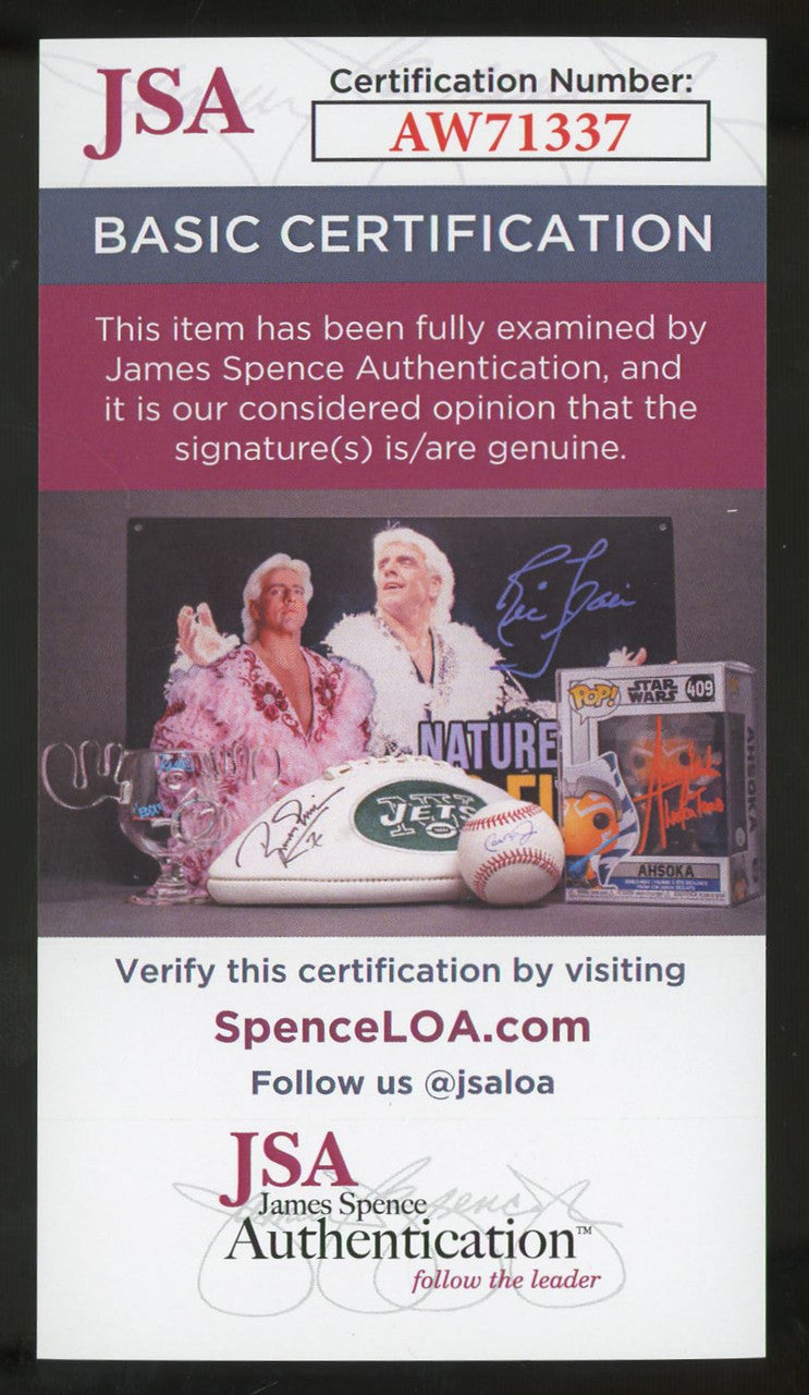 Mike Kilkenny Signed Autographed McCarthy Postcard JSA