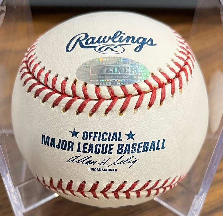 Hank Aaron Signed Autographed Baseball Steiner
