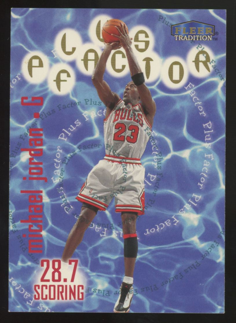 1998-99 Fleer Michael Jordan Plus Factor #142
