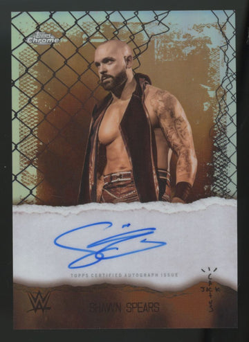 2025 Topps Chrome Cactus Jack WWE Shawn Spears Astro Knights Auto #AKA-SSS