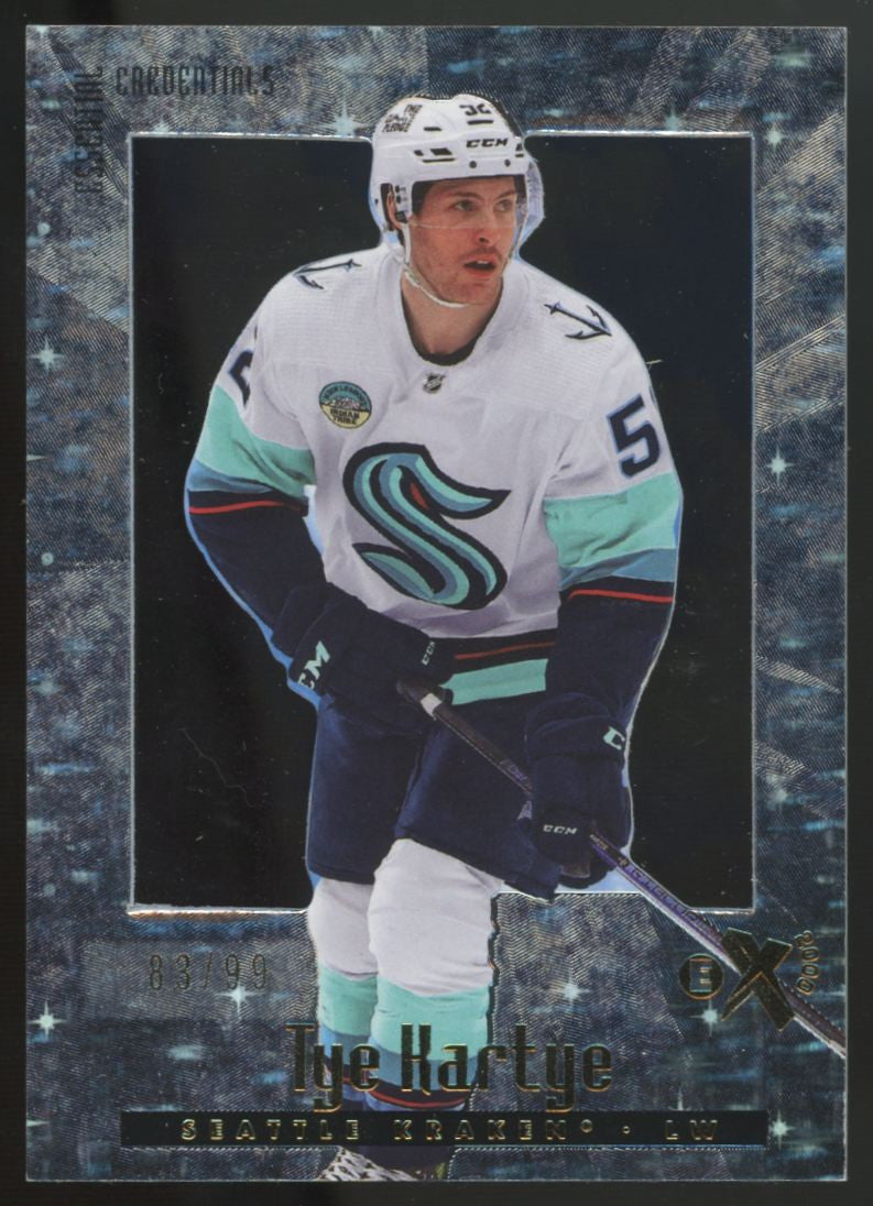 2023-24 E-X 2000 Tye Kartye Essential Credentials /99 #122