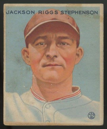 1933 Goudey Jackson Riggs Stephenson #204 VG