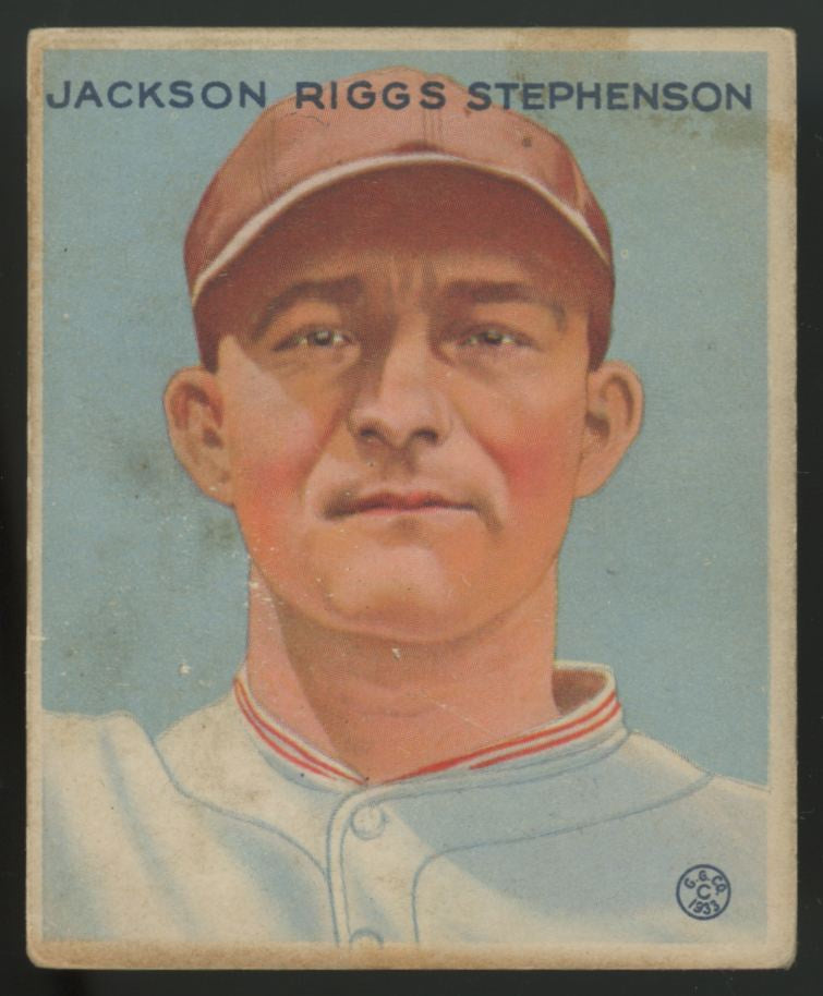 1933 Goudey Jackson Riggs Stephenson #204 VG